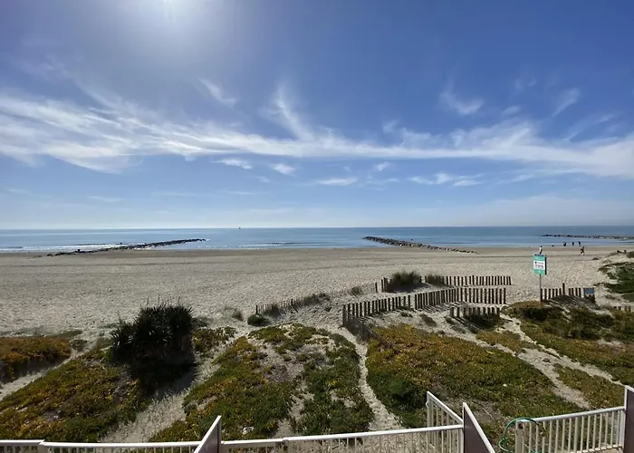 Duplex F3 En Bord De Plage, 6 Couchages, Carnon - Animaux Admis, Wifi, Parking Prive - Fr-1-715-19
